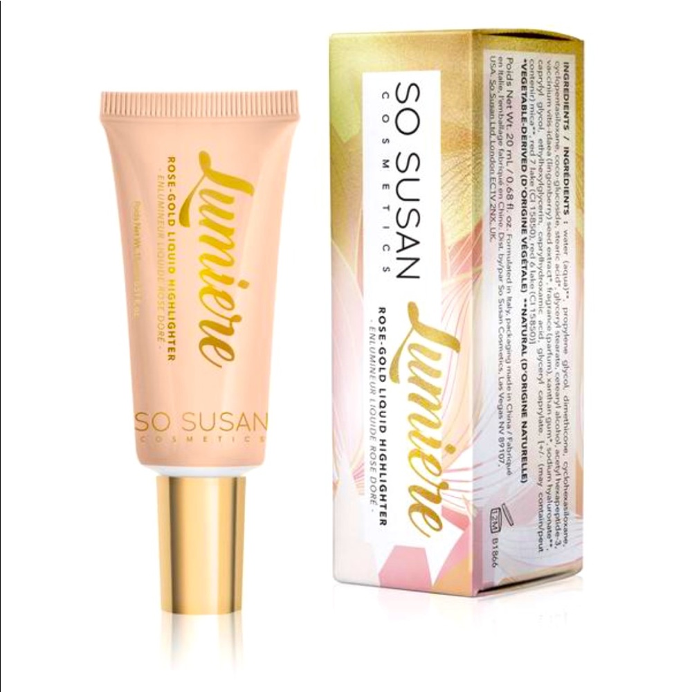 So Susan Lumiere RoseGold Liquid Highlighter NWT